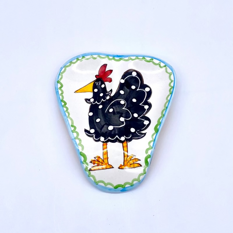 Chickens Double Spoon Rest