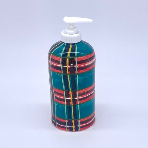 Tartan Plaid Soap Pump