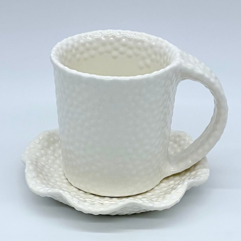 Swiss Dot Mug and Saucer Bundle