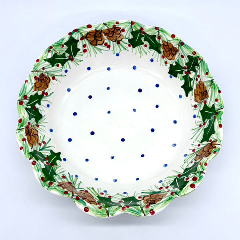 Pinecone Holly Bowls
