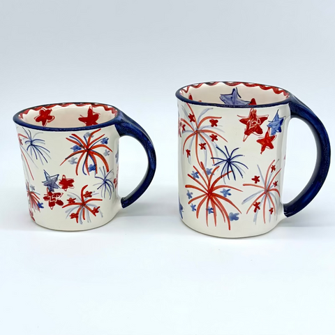 America 250 Fireworks Mugs