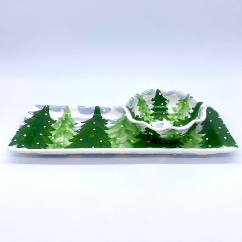Snowy Trees Appetizer Bundle