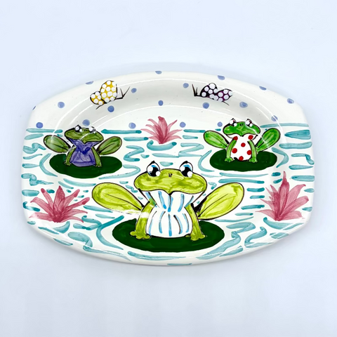 Frogs Elliptical Plate