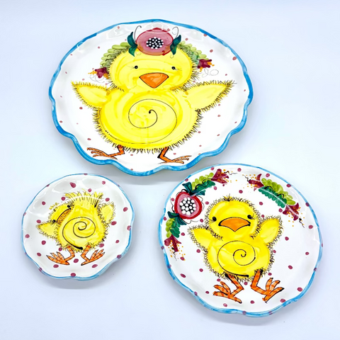 Fuzzy Chicks Plates