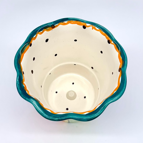 Julie Stripe Flower Pot