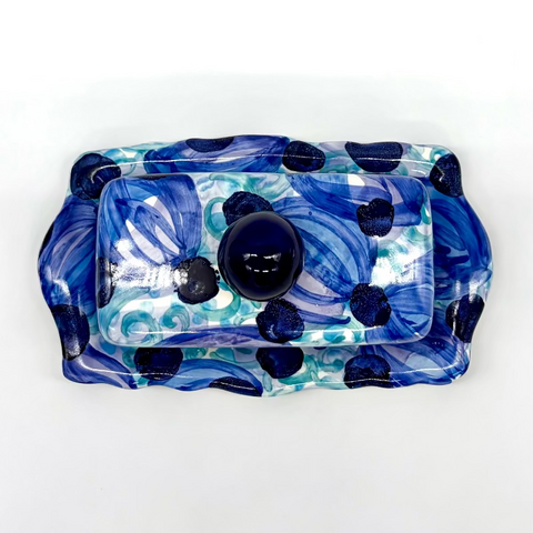 True Blue Butter Dish