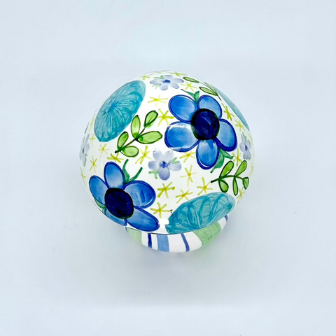 Blue Summer Dress Small Garden Mushroom
