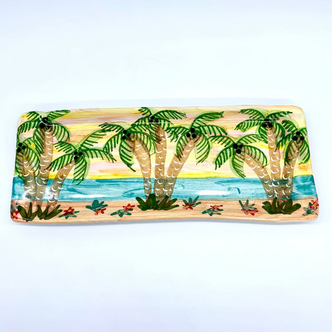 Tropical Sunset Bread Tray