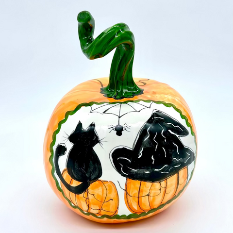 Medium Black Cat 3d Pumpkin