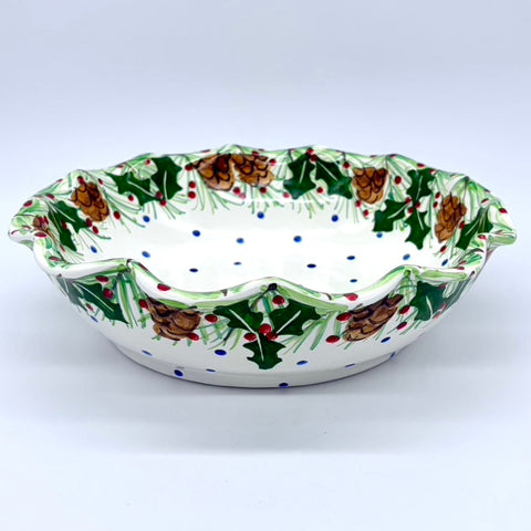 Pinecone Holly Bowls
