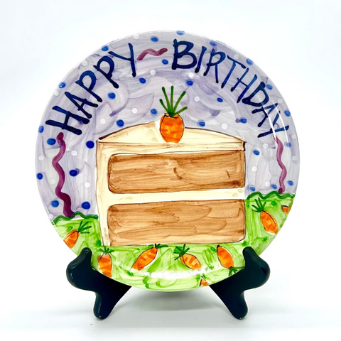 Carrot Cake Birthday Cake Plate