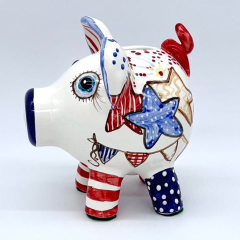 Patriotic Piggy Bank
