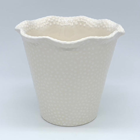 Swiss Dot Flower Pot