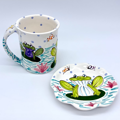 Frogs Mug and Saucer Bundle