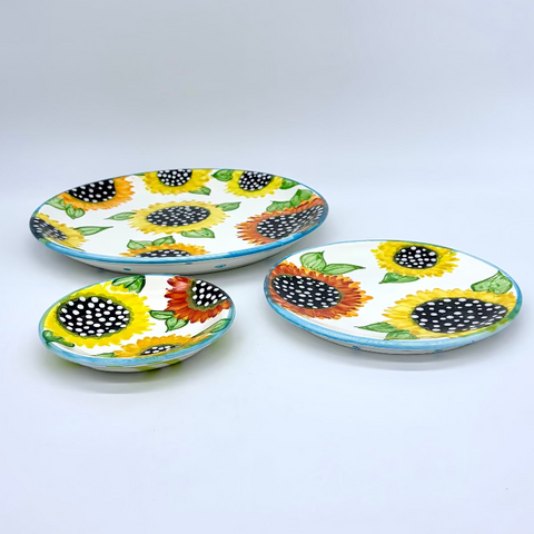 Sunflower Plates