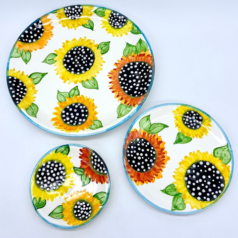 Sunflower Plates