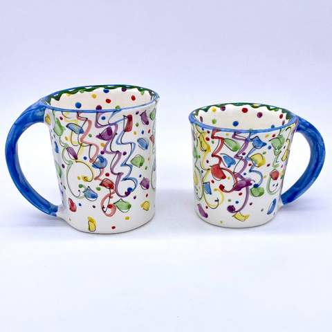 Holiday Confetti Mugs