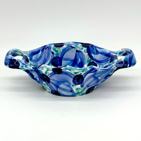 True Blue Double Handled Basket