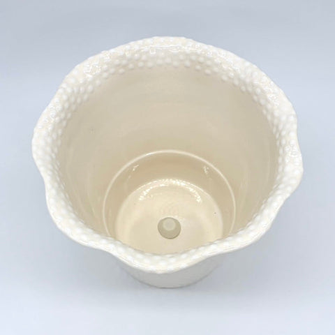 Swiss Dot Flower Pot