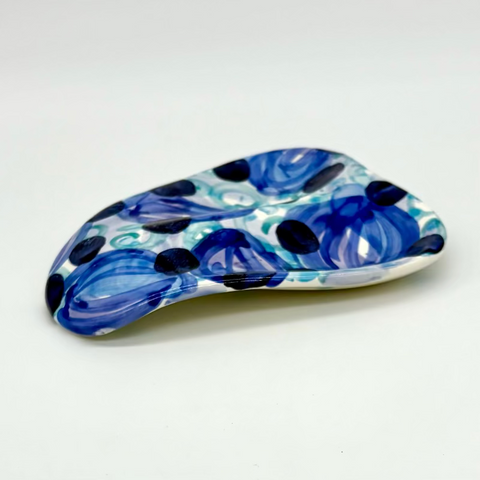 True Blue Double Spoon Rest