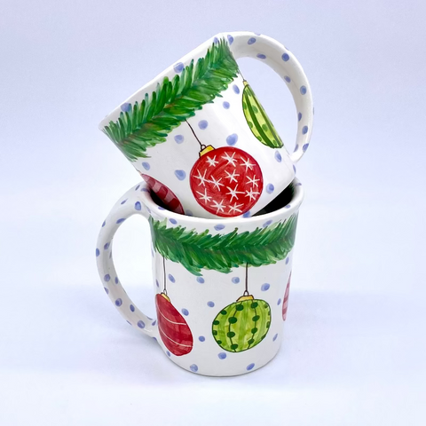 Festive Ornament Mugs