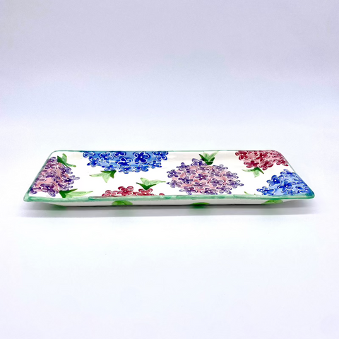 Endless Summer Hydrangea Bread Tray