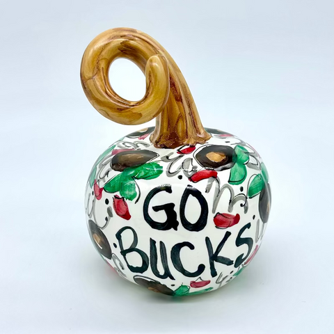 Small Buckeye 3d Pumpkin