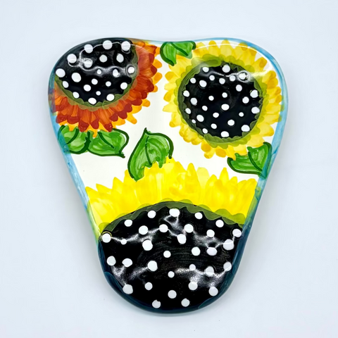 Sunflower Double Spoon Rest