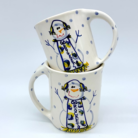 Rockets Snowman Mugs