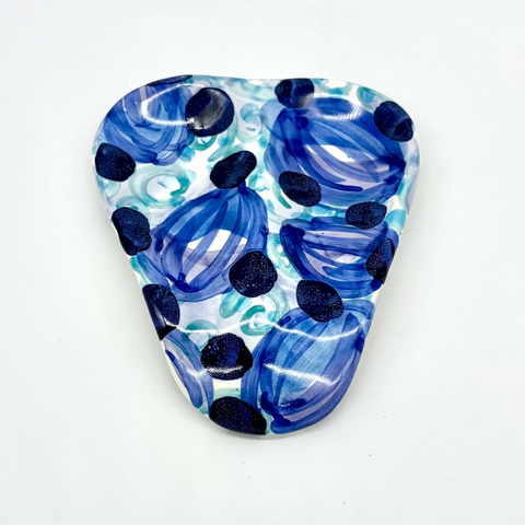 True Blue Double Spoon Rest