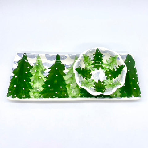 Snowy Trees Appetizer Bundle