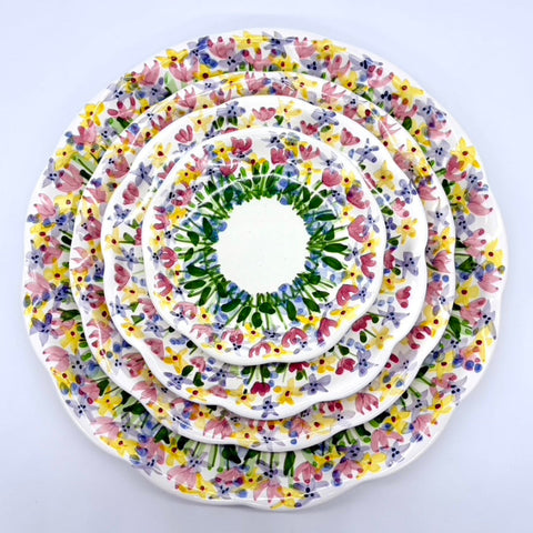 Flower Garden Plates