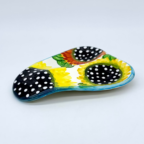 Sunflower Double Spoon Rest