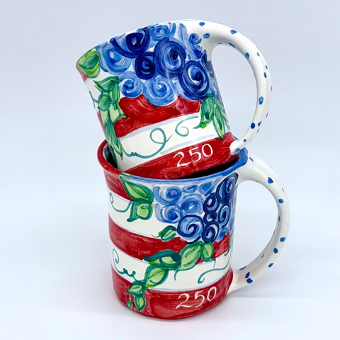 America 250 Flag & Flowers Mugs