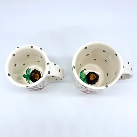 Buckeye Snowman Mugs