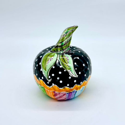 Small Julie Stripe 3d Pumpkin