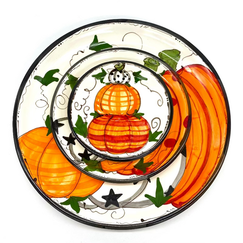 Trina's Pumpkins Plates