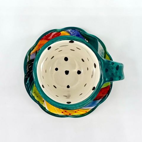 Julie Stripe Mug and Saucer Bundle