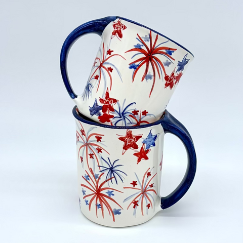 America 250 Fireworks Mugs