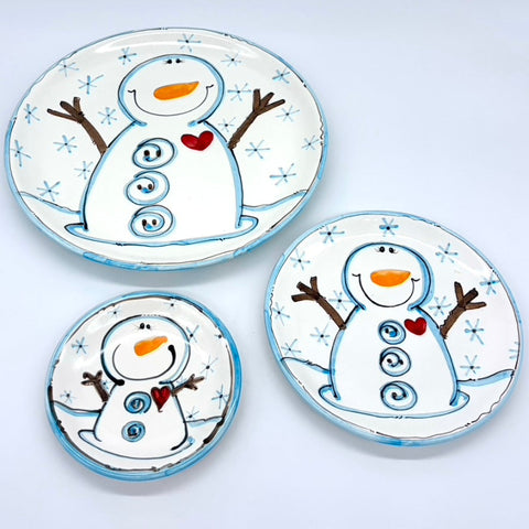 Blue Button Plates