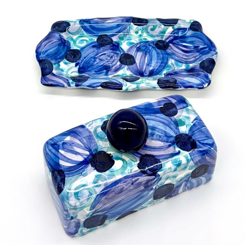 True Blue Butter Dish
