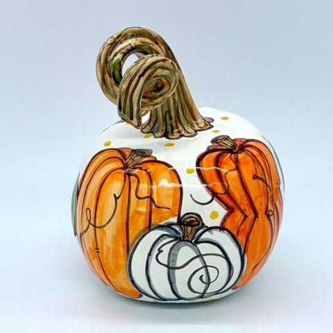 Medium Tall Turkey + Ann's Pumpkins 3d Pumpkin