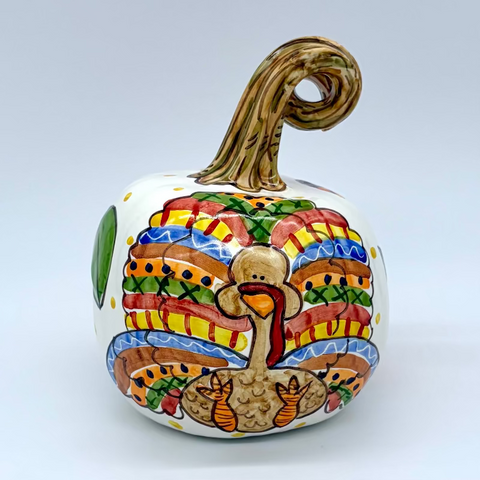 Medium Tall Turkey + Ann's Pumpkins 3d Pumpkin