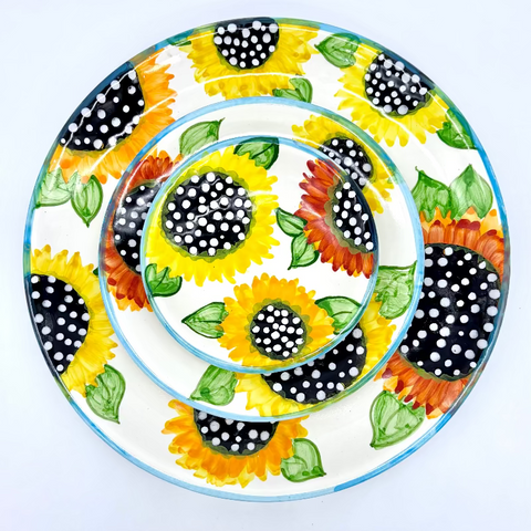 Sunflower Plates