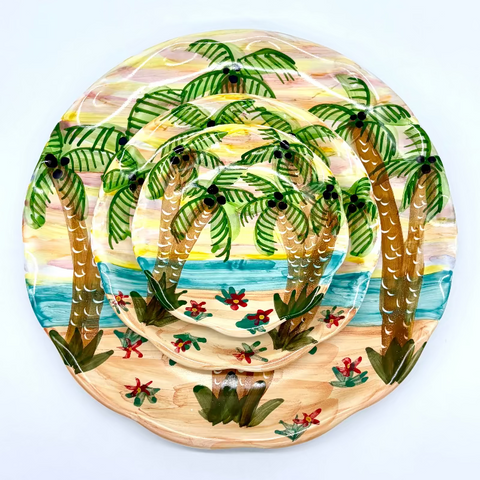 Tropical Sunset Plates
