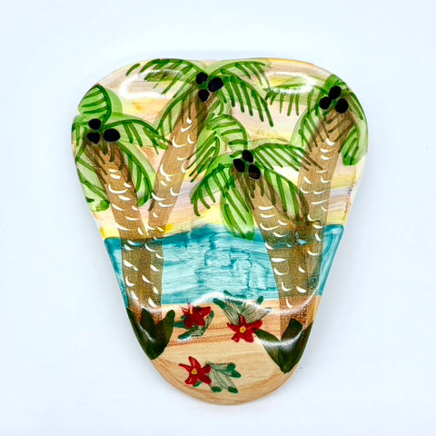 Tropical Sunset Double Spoon Rest