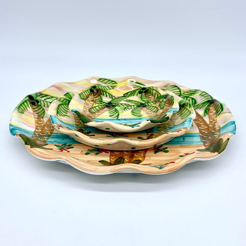 Tropical Sunset Plates