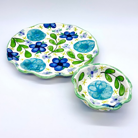 Blue Summer Dress Serving Bundle