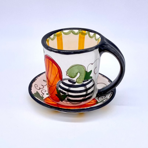 Trina's Pumpkins Mug and Saucer Bundle