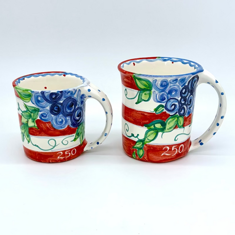 America 250 Flag & Flowers Mugs